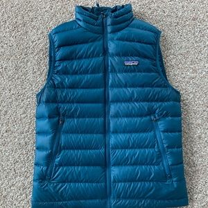 Patagonia Men’s Down Sweater Vest in Blue Size Small